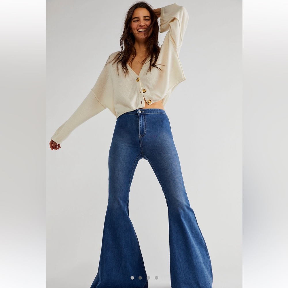 We The Free Free People Just Float On Flare Jeans